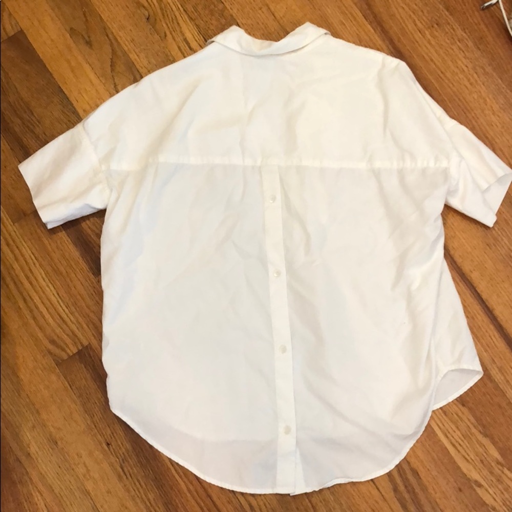 White Button Down Blouse by Madewell